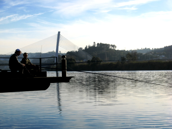 Mondego River in Coimbra