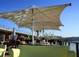Terraces overlooking Mondego River just 200 meters from Hotel Oslo