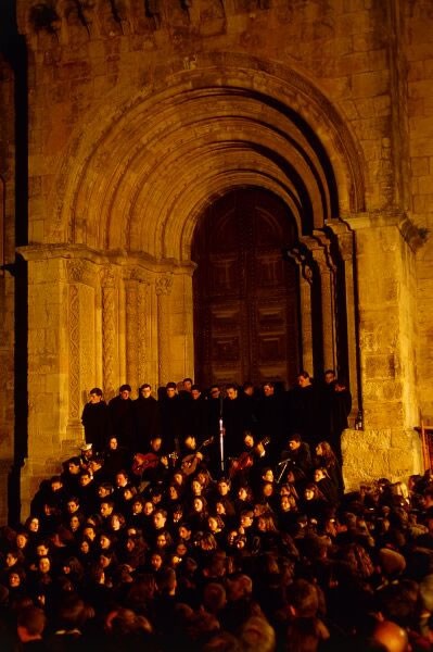 Serenade in Sé Velha - Old Cathedral in Coimbra Portugal