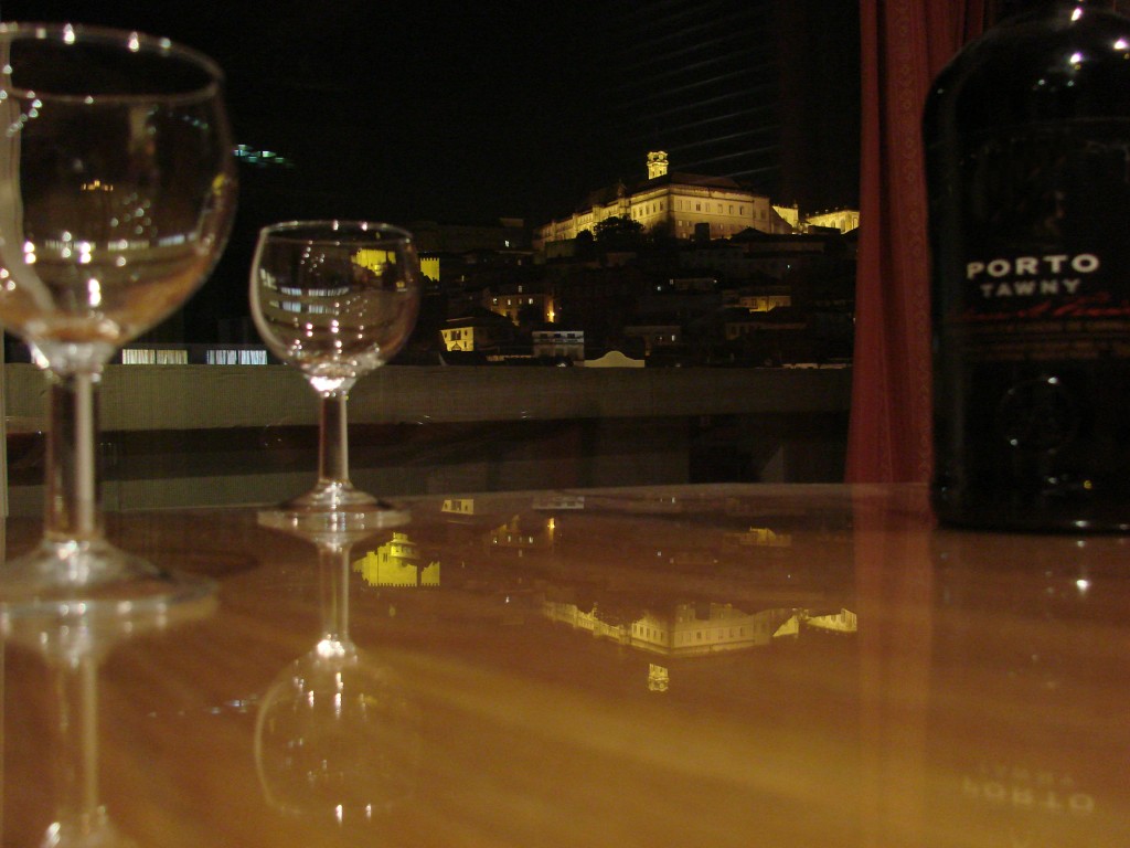 Port and Coimbra at the hotel bar